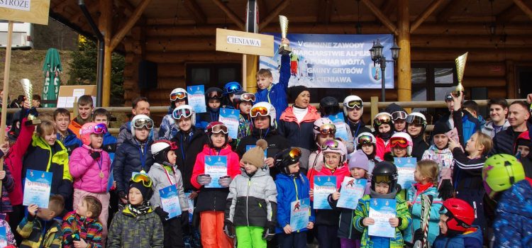 Relacja z zawodów  w narciarstwie alpejskim o „Puchar Wójta Gminy Grybów”